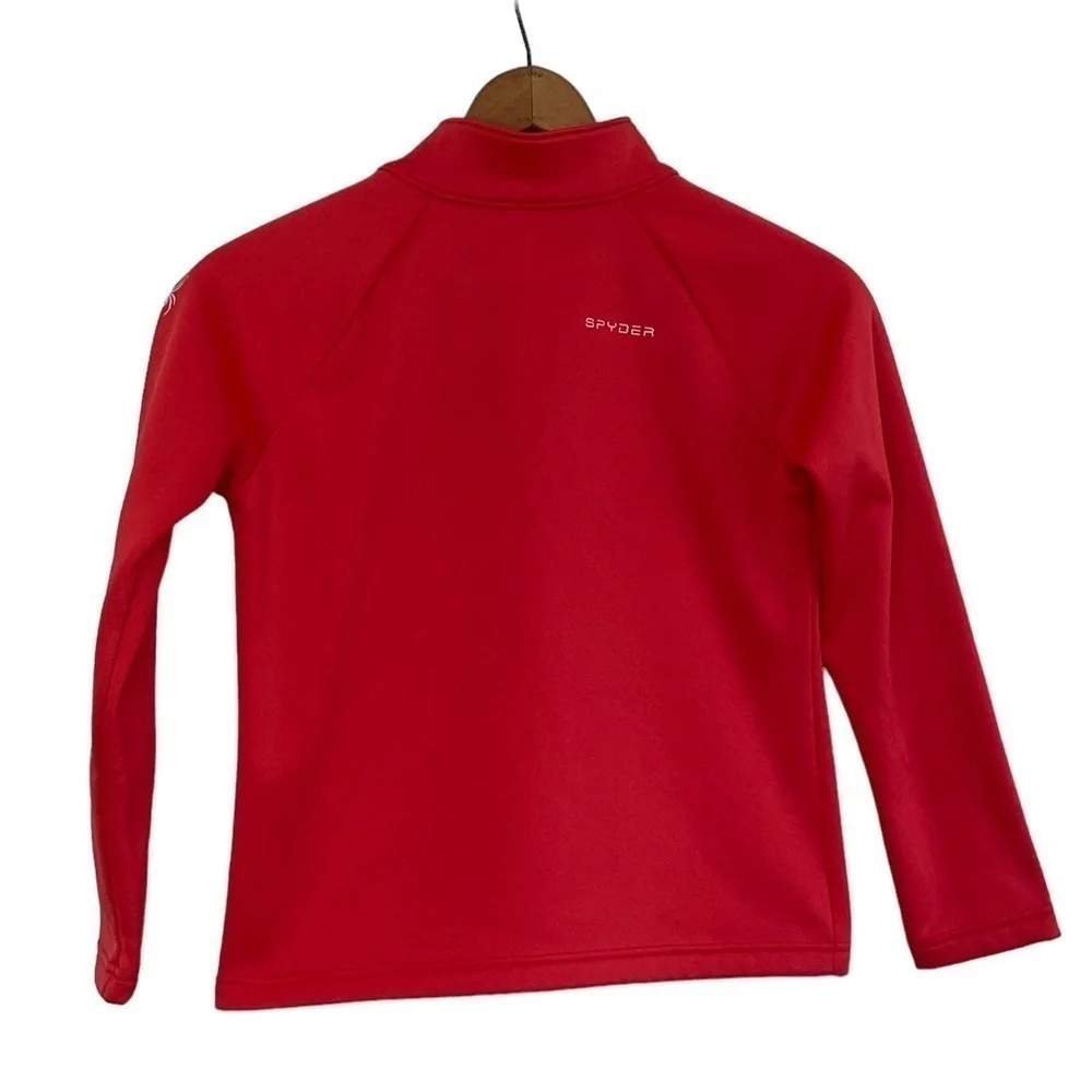 Spyder Coral Long Sleeve Quarter Zip Size Kids Large